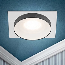 Светильник встраиваемый декоративный ЭРА DK96 WH под лампу MR16 GU5.3 белый Б0055593