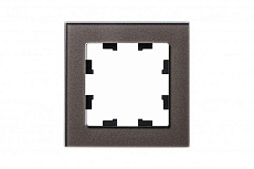 Рамка 1-постовая Systeme Electric AtlasDesign Nature мокко ATN320601