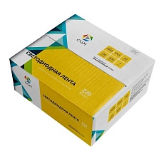 Светодиодная влагозащищенная лента OGM 7W/m 120LED/m 2835SMD теплый белый 50M O17-07 3