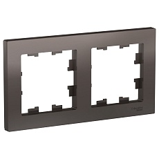Рамка 2-постовая Systeme Electric AtlasDesign мокко ATN000602