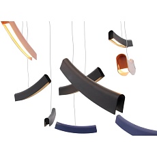 Подвесная светодиодная люстра Mizi'en Slim MZ31505-16-multi 3