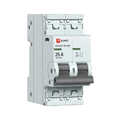 Выключатель нагрузки 2P 25А ВН-63N EKF PROxima S63225