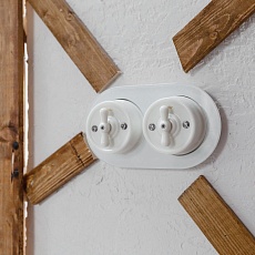 Рамка Werkel на 2 поста Favorit Runda белый W0025101 4690389166440 1