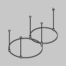 Готовая конструкция (набор) Maytoni Technical TFC-Flar-M01-PT 1