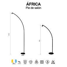 Торшер Mantra Africa 9417 2