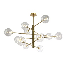 Подвесная люстра Crystal Lux Marzo SP12 Bronze/Transparente 4