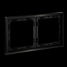 Рамка металлическая на 2 поста, S70 Metal (антрацит) Voltum VLSM120212 2