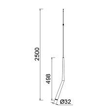 Подвесная люстра Mantra Boomerang 9392+9245 (14L) 2