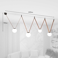 Комплект ременной трековой системы Denkirs Belty Set DK55SET20-01-BR 1