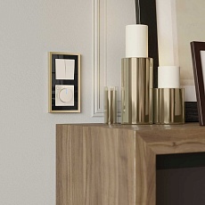 Выключатель двухклавишный Werkel айвори матовый W1120062 4690389184642 3