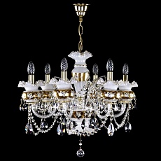 Подвесная люстра Artglass Esmeralda VI. Full Cut White CE