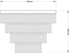 Потолочная люстра KUTEK ELLINI ELL-PLM-6(Z)450/I 1