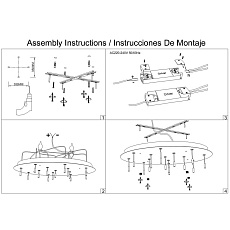 Подвесная люстра Mantra Boomerang 9370+9235 (14L) 4