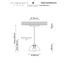 Подвесной светильник Lucia Tucci Palermo 652.1 1