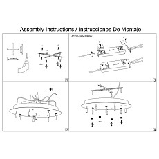 Подвесная люстра Mantra Arrecife 9369+9220 (8L) 5