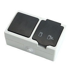 Розетка 1-местная с выключателем Stekker Велена PST16-11-54/10-111-54 32759 5