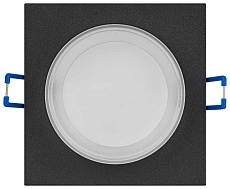 Светильник встраиваемый декоративный ЭРА DK108 BK под лампу MR16 GU5.3 черный Б0058399 2