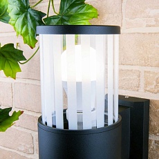 Уличный настенный светильник Elektrostandard 1411 Techno черный a048142 1