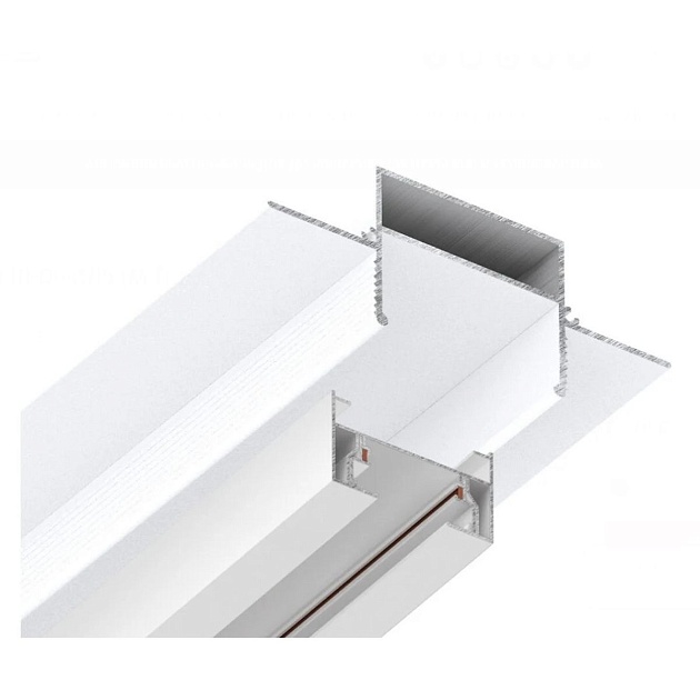 Трековый профиль FerGipps СЛ ТР 35 Белый УТ000001976 изображение 1 Трековый профиль FerGipps СЛ ТР 35 Белый УТ000001976 Фото № 1