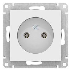 Розетка 2К Systeme Electric Glossa 16A 250V белая GSL000141
