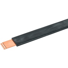 Шина медная гибкая изолированная ШМГ 5x(20x1мм) 2м IEK YBF10-05-020-01