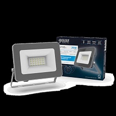 Прожектор светодиодный Gauss Qplus 20W 6500К 690511320 2