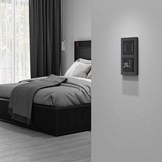 Терморегулятор сенсорный для теплого пола Werkel (Умный дом) W1151208 черный a056754 2