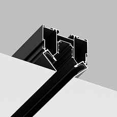 Встраиваемый магнитный шинопровод в натяжной потолок Crystal Lux Space CLT 0.134 01 L2000 BL