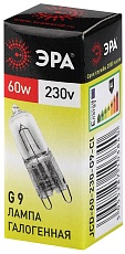 Лампа галогенная ЭРА G9 60W 2700K прозрачная G9-JCD-60-230V-CL C0027370 3