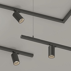 POWERLINE Трек накладной или подвесной SP 2м черный 1