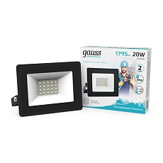 Прожектор светодиодный Gauss Elementary 20W 4000К 613100220 4