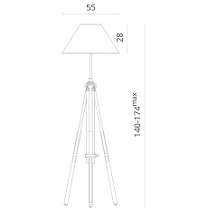 Торшер Divinare Ull 2018/04 PN-1 1