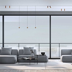 Трековый светодиодный светильник Elektrostandard Cubo латунь 7W 4200K 85035/01 a062794 4