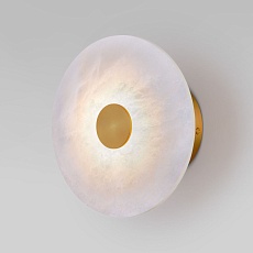 Настенный светодиодный светильник Eurosvet Thasos 40340 LED латунь 1