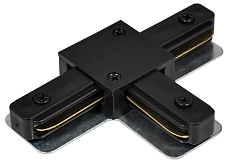 Коннектор Т-образный Hesby Lighting Skylite для накладного шинопровода 220В, чёрный HSBL_0006