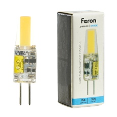 Лампа светодиодная Feron LB-424 G4 3W 12V 6400K 51172 2