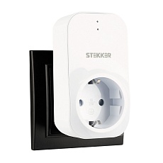 Реле напряжения для розетки Stekker VP-100W-3M, 230В, 16A,белый 50687 4