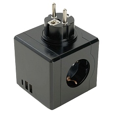 Разветвитель сетевой Stekker 3гн с/з 2хUSB A+Type C ADP16-33-21 49658 2