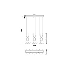 Подвесной светильник Vele Luce Janice VL5444P03 3