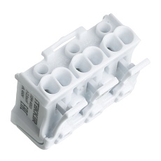 Клемма монтажная Stekker, LD294-4003, для подключения фазных проводников, 3 контактные группы (3 ввода, 3 вывода на полюс) 32734 3