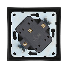 Розетка LK Studio двойная без з/к, со шторками (черный бархат) LK60 863608-1 1