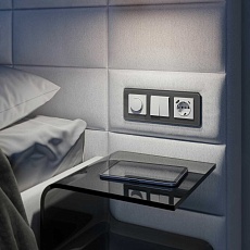 Розетка с быстрой зарядкой USB Type A+С белая W1171701 4690389176418 1