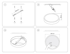Настенно-потолочный светодиодный светильник Ambrella light Wallers Wall FW11131 1