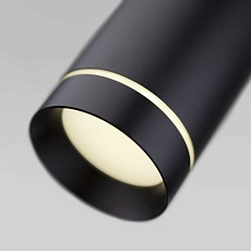 Подвесной светодиодный светильник Elektrostandard Topper DLR023 12W 3000K черный матовый a063930 1