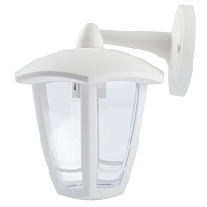 Садово-парковый светильник ЭРА «Дели 3» ДБУ 07-8-006 белый 6-гранный настенный IP44 светодиодный 8Вт 3000K Б0064238 2