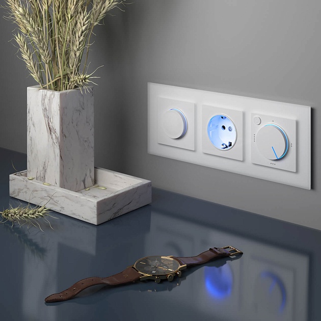 Диммер с подсветкой Werkel белый W1142101 4690389155260 Фото № 12