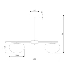 Подвесная люстра Eurosvet Like 30190/3 латунь 1