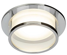 Светильник встраиваемый декоративный ЭРА DK99 CH под лампу MR16 GU5.3 хром Б0058394 2