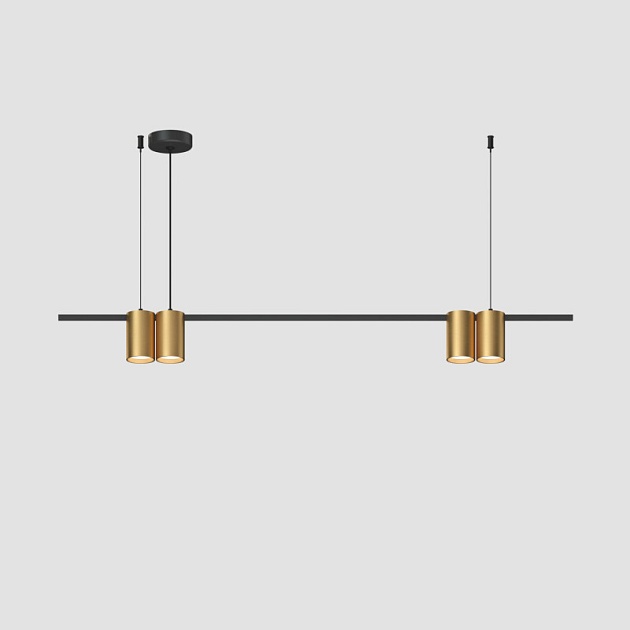 Подвесная люстра Denkirs Orbit DK4061-BK+SG изображение 1 Подвесная люстра Denkirs Orbit DK4061-BK+SG Фото № 1