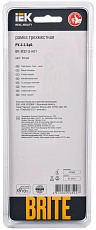 Рамка 3-постовая IEK Brite РУ-3-2-БрБ белая BR-M32-G-K01 2